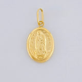 Dije Virgen De Guadalupe Plana 0.95 g / 2.6 cm Oro Amarillo 18K