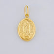 Dije Virgen De Guadalupe Plana 0.95 g / 2.6 cm Oro Amarillo 18K