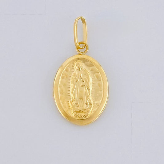 Dije Virgen De Guadalupe Plana 0.95 g / 2.6 cm Oro Amarillo 18K