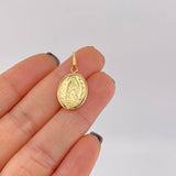 Dije Virgen De Guadalupe Plana 0.95 g / 2.6 cm Oro Amarillo 18K