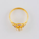 Anillo Solitario Aura Vintage 2 g / T9 1/4 Oro Amarillo 18K
