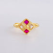 Anillo Rombo Imperial 1.75 g / T8 1/4 Oro Amarillo 18K