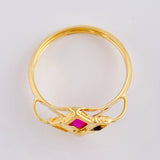 Anillo Rombo Imperial 1.75 g / T8 1/4 Oro Amarillo 18K