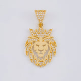 Dije León 3.1 g / 3.3 cm Oro Amarillo 18K