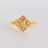 Anillo Rombo Imperial 1.8 g / T8 1/2 Oro Amarillo 18K