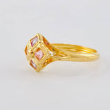 Anillo Rombo Imperial 1.8 g / T8 1/2 Oro Amarillo 18K