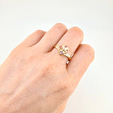 Anillo Rombo Imperial 1.8 g / T8 1/2 Oro Amarillo 18K