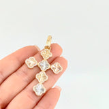 Dije Trebol Túpido 5.9 g / 5.5 cm Tres Oros 18K