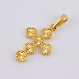 Dije Trebol Dorado 2.35 g / 3 cm Oro Amarillo 18K