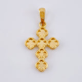 Dije Trebol Dorado 2.35 g / 3 cm Oro Amarillo 18K