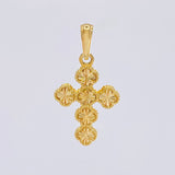 Dije Trebol Dorado 2.35 g / 3 cm Oro Amarillo 18K