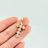 Dije Trebol 2.6 g / 3.5 cm Tres Oros 18K