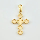 Dije Trebol Dorado 2.6 g / 3.3 cm Oro Amarillo 18K