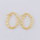 Candongas Mary Ovalada 1.3 g / 2.2 cm Oro Amarillo 18K