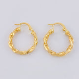 Candongas Derek 1.75 g / 2.2 cm Oro Amarillo 18K