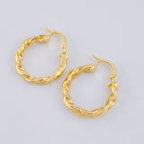 Candongas Derek 1.75 g / 2.2 cm Oro Amarillo 18K