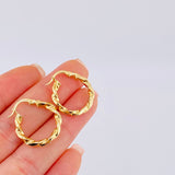 Candongas Derek 1.75 g / 2.2 cm Oro Amarillo 18K