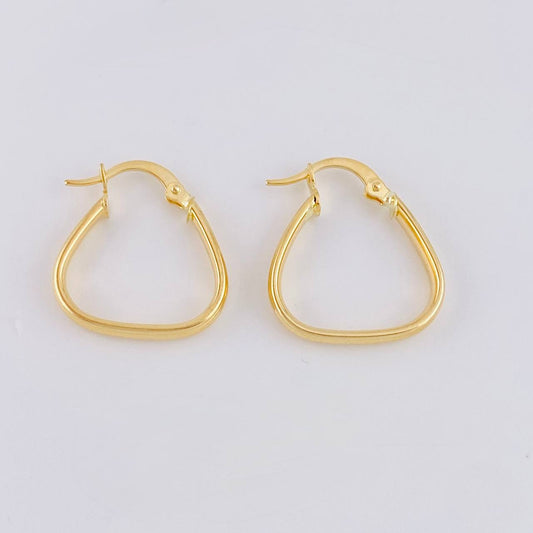 Candongas Triangulo Andy 1.65 g / 2.2 cm Oro Amarillo 18K