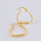 Candongas Triangulo Andy 1.65 g / 2.2 cm Oro Amarillo 18K
