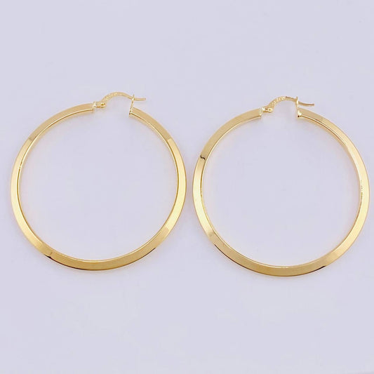 Candongas Clau 4.15 g / 5 cm Oro Amarillo 18K