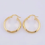 Candongas Gera 3.15 g / 2.5 cm Oro Amarillo 18K