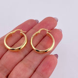 Candongas Gera 3.05 g / 2.5 cm Oro Amarillo 18K