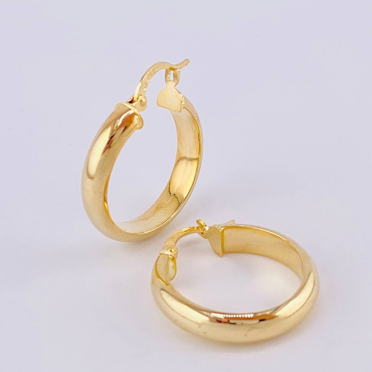 Candongas Gera 3.05 g / 2.5 cm Oro Amarillo 18K