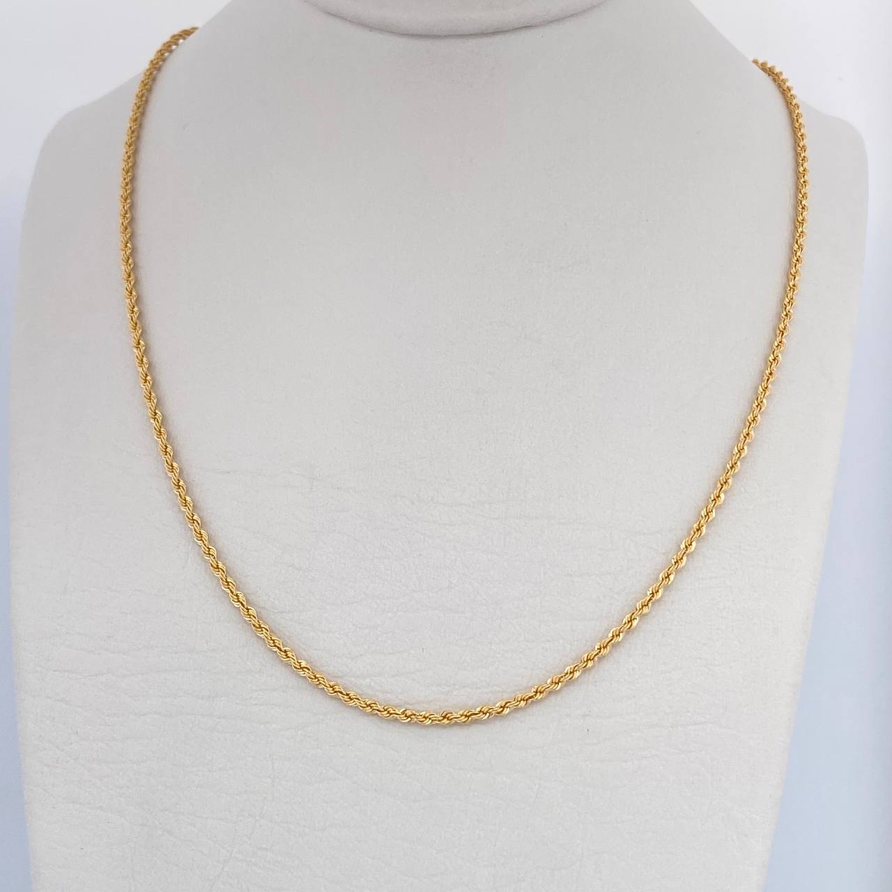 Cadena Lazo 2.05gr / 59cm / Oro Amarillo +3 18K $