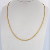 Cadena Lazo 2.2gr / 60cm / +3 Oro 18K &