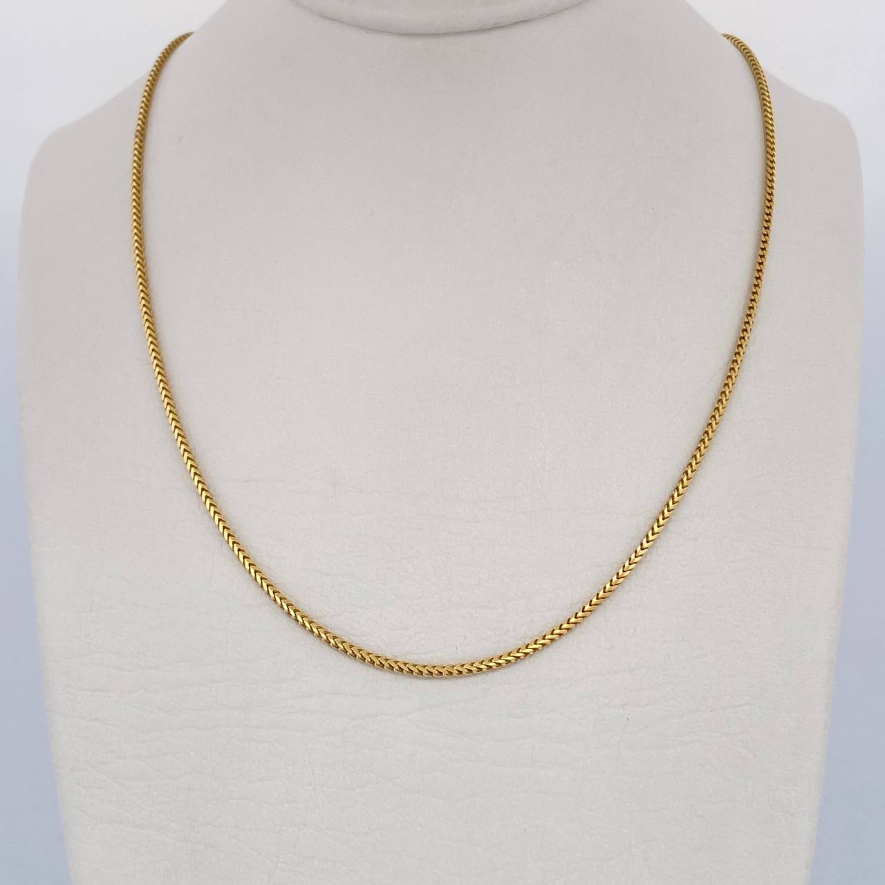 Cadena Franco 4.25gr / 45cm / +3 Oro 18K &