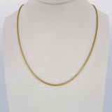 Cadena Franco 4.25gr / 45cm / +3 Oro 18K &
