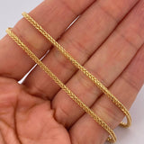 Cadena Franco 4.25gr / 45cm / +3 Oro 18K &
