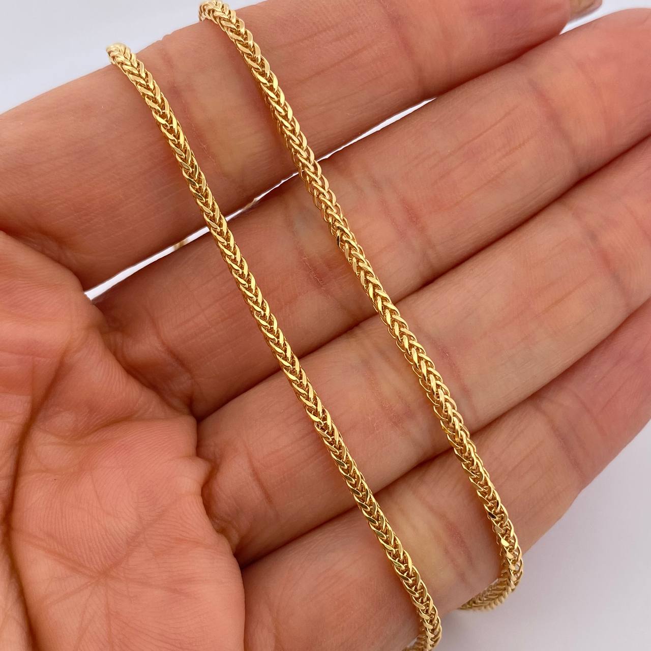 Cadena Franco 4.2gr / 45cm / +3 Oro 18K &