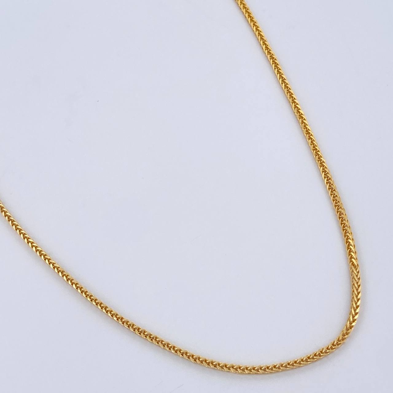 Cadena Franco 2.1gr / 45cm / +3 Oro 18K &