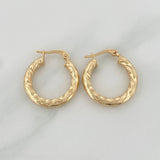 Candongas Mary 2.15gr / 2.4cm / Oro Amarillo 18K &