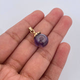 Dije Bola Granito De Mostaza 2.25gr / 2.3cm / Oro Amarillo 18K &