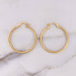 Candongas Jass 2gr / 3.3cm / Delgadas Lisas Oro Amarillo 18K $