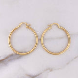 Candongas Jass 2gr / 3.3cm / Delgadas Lisas Oro Amarillo 18K $