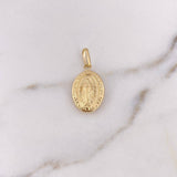 Dije Virgen Guadalupe 1.05gr / 2.7cm / Troquelado Oro Amarillo 18K $