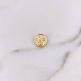 Herraje San Miguel Arcangel Tambor 0.65gr / 1.2cm / Troquelado Oro Amarillo 18K $