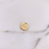 Herraje San Miguel Arcangel Tambor 0.65gr / 1.2cm / Troquelado Oro Amarillo 18K $