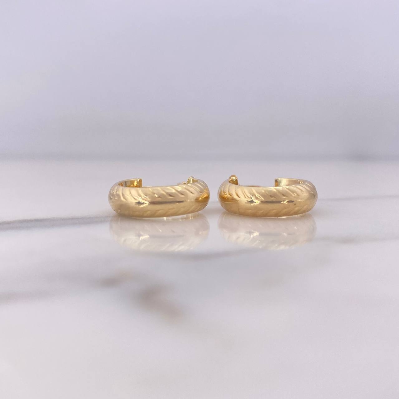 Candongas Kuki 2.15gr / 1.8cm / Oro Amarillo 18K $