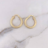 Candongas Sofi 2.3gr / 2.2cm / Espiral Oro Amarillo 18K $