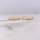 Candongas Sofi 2.3gr / 2.2cm / Espiral Oro Amarillo 18K $
