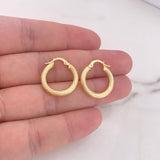 Candongas Sofi 2.3gr / 2.2cm / Espiral Oro Amarillo 18K $