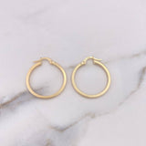 Candongas Diani 1.8gr / 2.7cm / Oro Amarillo 18K $