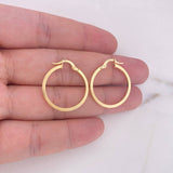 Candongas Diani 1.8gr / 2.7cm / Oro Amarillo 18K $