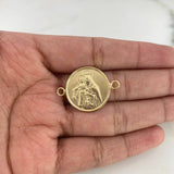 Herraje Virgen Del Carmen 1.9gr / 2.8cm / Troquelado Oro Amarillo 18K $