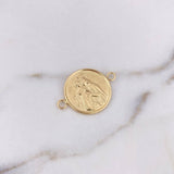 Herraje Virgen Del Carmen 1.9gr / 2.8cm / Troquelado Oro Amarillo 18K $