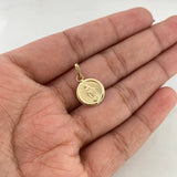 Dije Virgen Milagrosa 0.55gr / 1.9cm / Troquelado Oro Amarillo 18K $